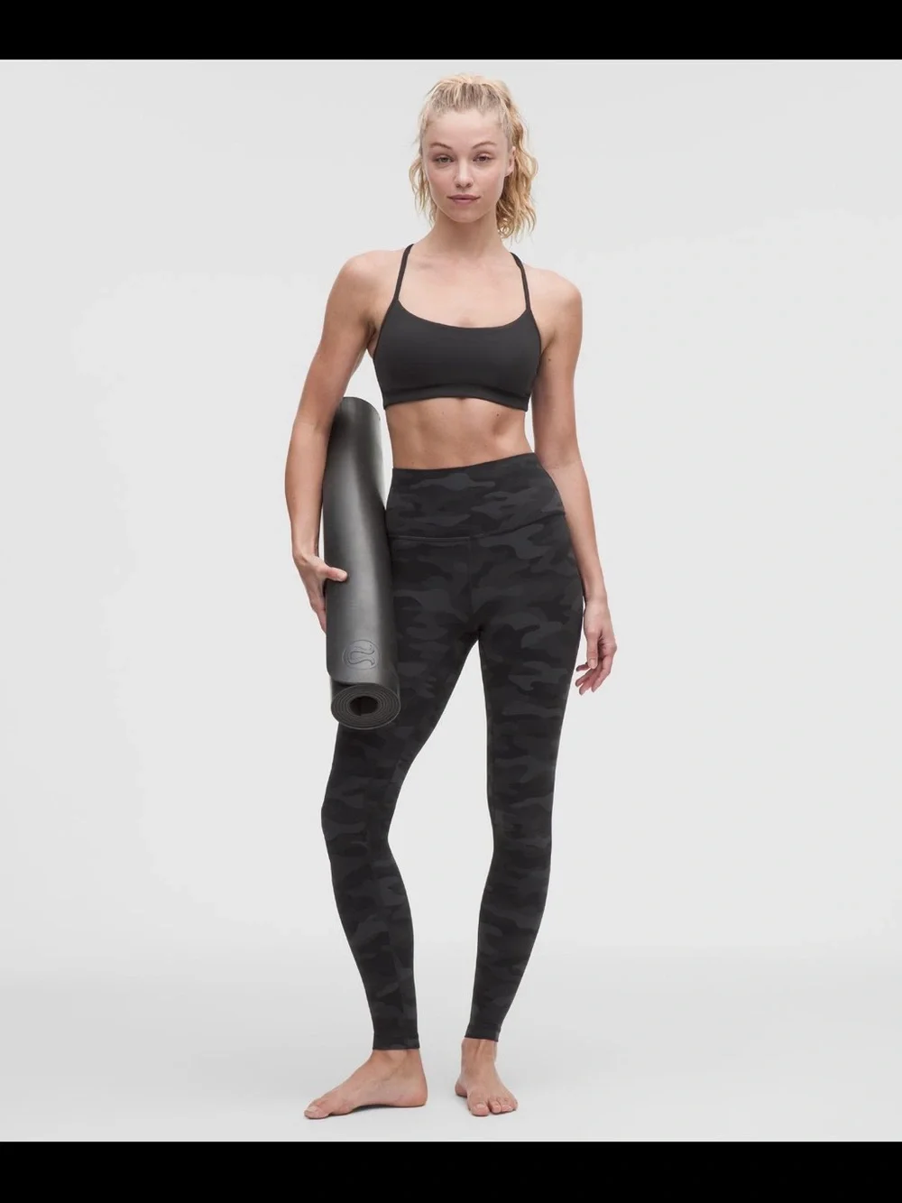 lululemon Align High-Rise Pant 28” inseam Black Camo